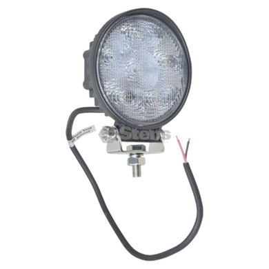 Work Light 12-24 Volt, 4 1/2" round, 6 LED, flood