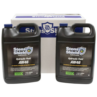 Hydraulic Fluid AW46, Four 1 gallon bottles