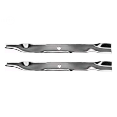 Set Of (2) Blades Ayp 19-5/8"X5 Point Star Mulcher Replaces: AYP/ROPER/SEARS 134148  AYP/ROPER/SEARS 139774