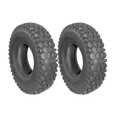 Set of (2) TIRES STUD 480X400X8 (4.80X4.00X8) 2PLY CHENG SHIN