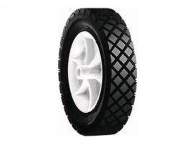 Plastic Wheel 9 X 1.75 Snapper Fits (White)