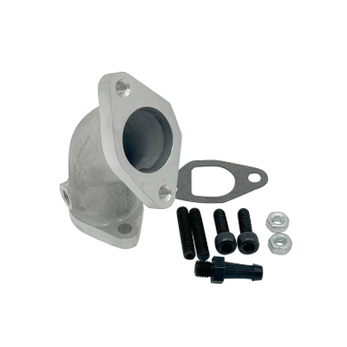 Curved Intake manifold for 22mm 26mm Flange Mount Carbs