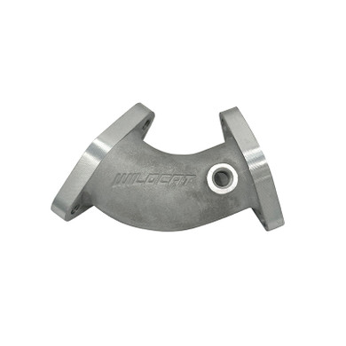 Curved Intake manifold for 22mm 26mm Flange Mount Carbs