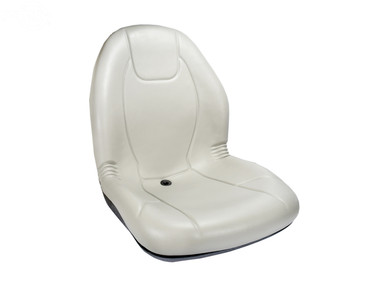 High Back Seat 20" Gray Pvc Vinyl