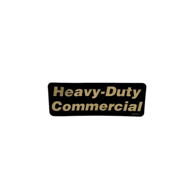 SCAG 481971 DECAL, HEAVY DUTY COMMERCIAL