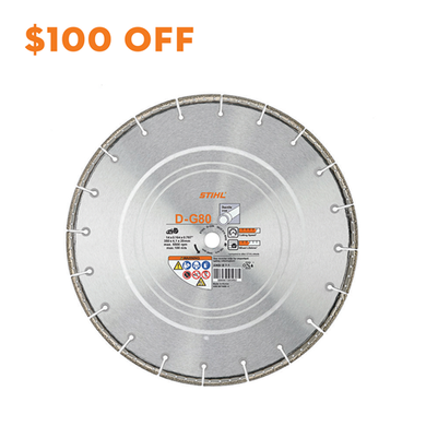 D-G80 Ø 350mm/14"