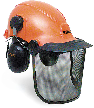 Assembled Forestry Helmet System