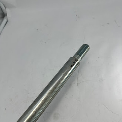 Scratch and Dent 1" Solid 36" Steel Axle, Stepped, Threaded Ends