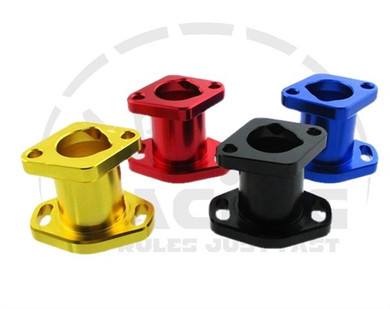 Manifold, 22mm Mikuni to GX200, 6.5 Chinese OHV, & 212 Predator; Long - Black