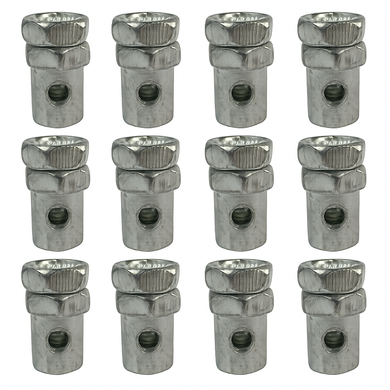 12 Pack Wire Swivel Cable Stop with Screw