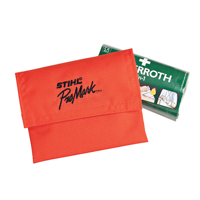 Belt Pouch with First Aid Kit Orange
