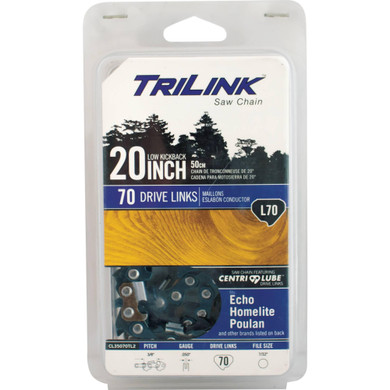 Chain Pre-Cut Loop 70 DL 3/8", .050", Semi-Chisel Reduced Kickback