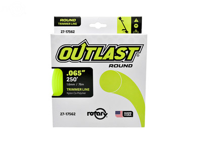 TRIMMER LINE .065 X 250' OUTLAST ROUND YELLOW