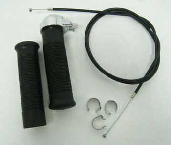 1" Throttle Control (Long) w/ 53" Cable & 3 Conduit Clips