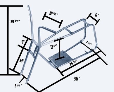 Mini Bike Frame & Fork Kit
