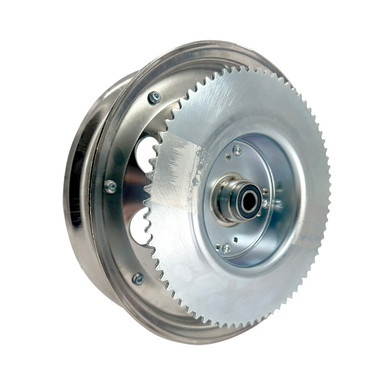 10" Chrome Steel Wheel Package w/ 35 Chain 72 Tooth Sprocket & Drum