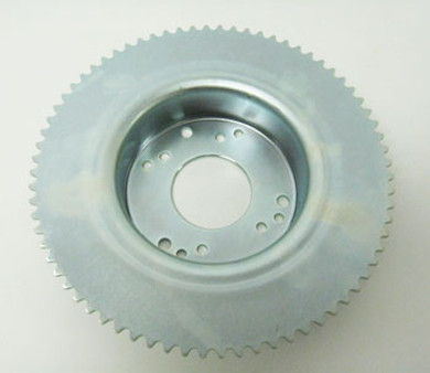 72 Tooth 35 Chain Sprocket 4-1/2" Drum for Band Brake