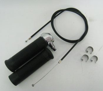7/8" Throttle Control (Long) w/ 53" Cable & 3 Conduit Clips