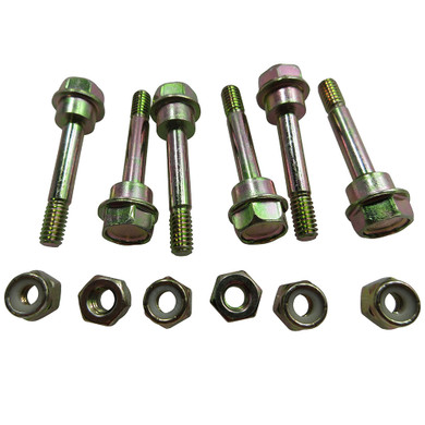 Set Of (6) Shear Pin & Nut Snowblower Fits Ayp 188243