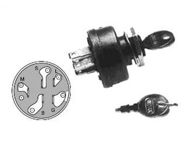 Ignition Switch Snowblower Fits Murray 21064