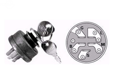 Fits Ayp 158913 Ignition Switch