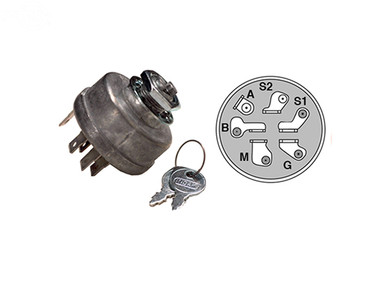 Rotary Corp Brand Am38227 Ignition Switch