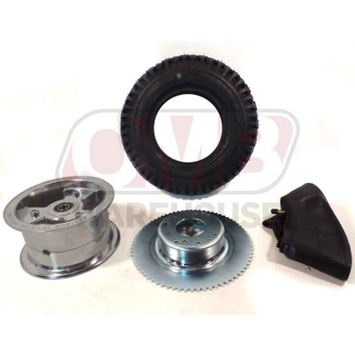 6" Tri-Star Wheel 72 Tooth Sprocket Assembly