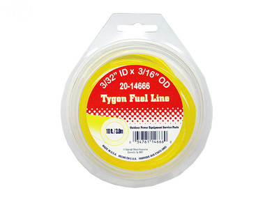 10' Package Fuel Line 3/32" Id X 3/16" Od