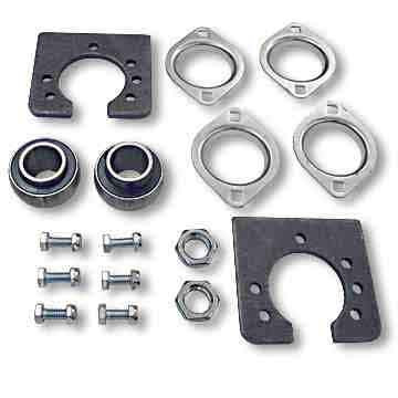 1" Standard Live Axle Bearing Kit, 2-Hole Flangettes