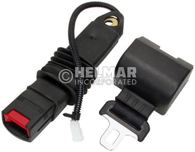 RB-CINCH-BLACK-ELE Electric Rectractable Cinch Seat Belt - Normally Open
