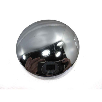 Steering Wheel Cap, Snap-In, Chrome Plated