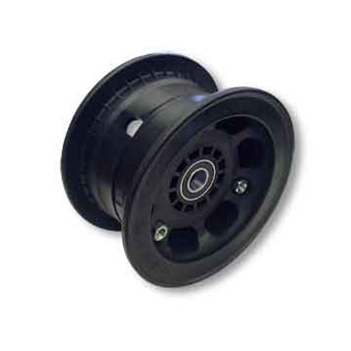 5" AZUSALite Wheel, 3.5" Wide With 5/8" ID Precision Ball Bearings