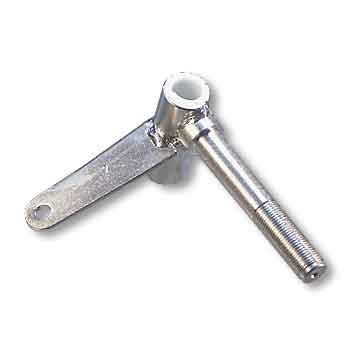 Spindle Only, 5/8-18 Axle X 6" Length, 5/8" Kingpin, Side #2, Nylon Inserts