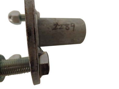 Wheel Hub, Zinc Plated Steel, With 1/4" Keyway For 1" Live Axle (No Step)