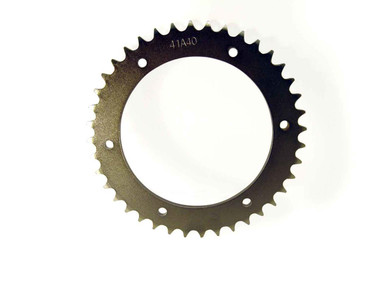40 Tooth Steel Sprocket 40 41 420 Chain 4.563" Bore, 6 Holes, 5.25" Bolt Circle