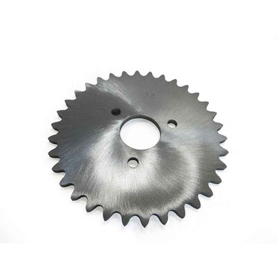 34 Tooth Sprocket, Aluminum, #35 Chain, P5256 - 1" Bore, 1.687" Bolt Circle