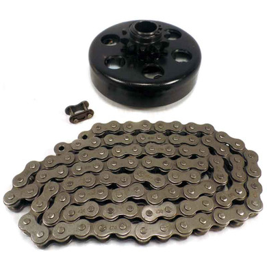 3/4" Clutch 10 Tooth & 5' #40/41/420 Chain