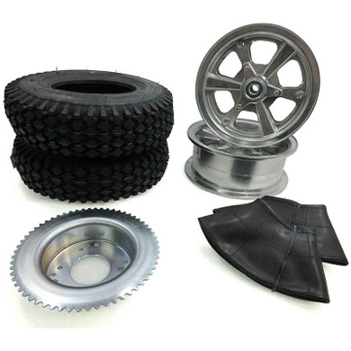 8" Spinner Wheel Package - Studded Tire - 72 Tooth Sprocket