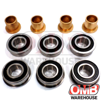 Vintage Bearings & Bronze Bushings Fits Bonanza Mini Bike BC MX Rebuild Kit