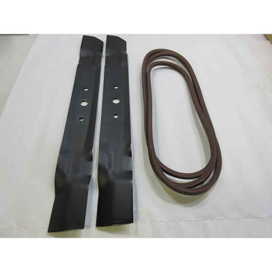 Generic Brand Replaces  Deck Kit GY21086 Belt & Blades Replacement for John Deere 42" L100 L108 L110 L111 L118 Sabre