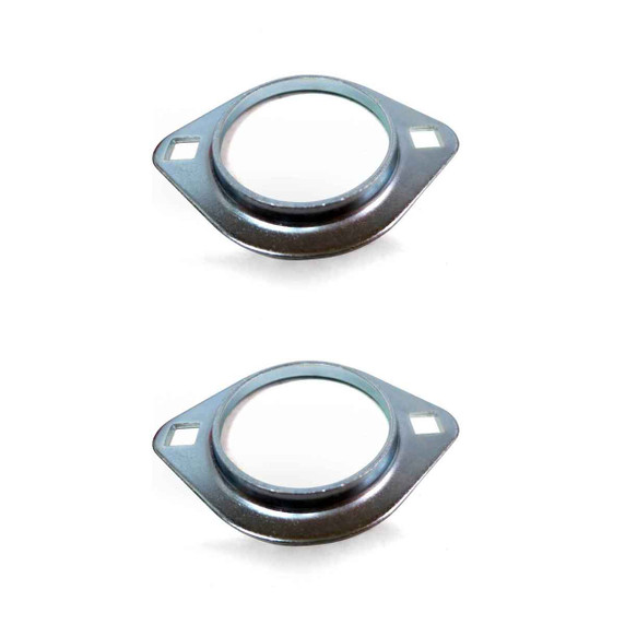 (2) Go-Kart Drift Trike Mini Bike -  2 Hole 1" Axle Bearing Flangette Hangers