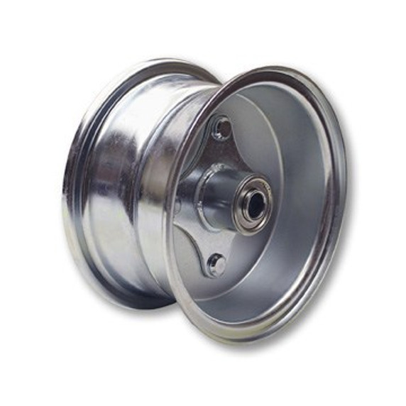 5" Steel Wheel with Centered Hub, 5/8" Bearings