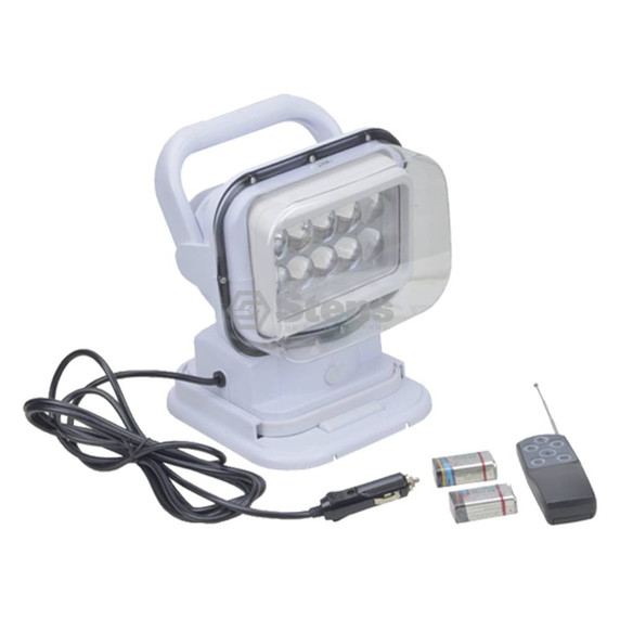 Work Light 12-24 Volt, 7 3/8" magnetic base, remote control, 10 LED, spot