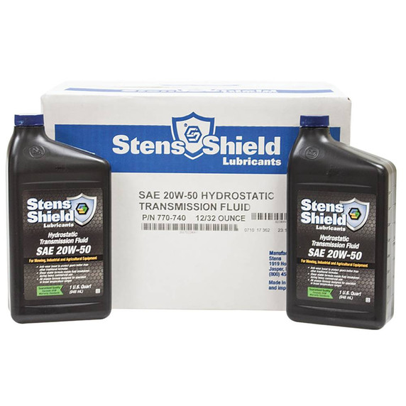 Hydrostatic Transmission Fluid SAE 20W-50, Twelve 32 oz. bottles
