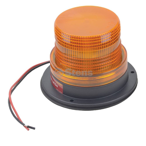 Strobe Warning Light 12-40 Volt, 5" W x 3 9/16" H, amber