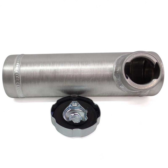 Spun Aluminum Round 3x10 Fuel Tank & 2 Brackets