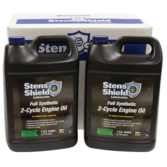 2-Cycle Engine Oil 50:1 Full Synthetic, Four 1 gallon bottles
