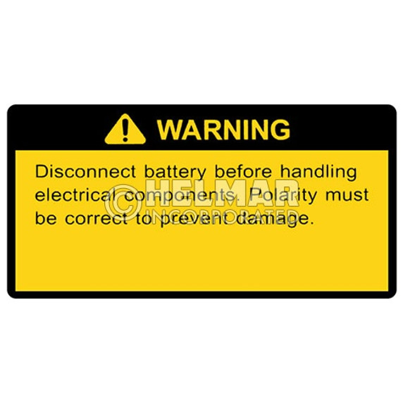 DECAL (BATTERY WARNING)