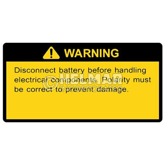 DECAL (BATTERY WARNING)