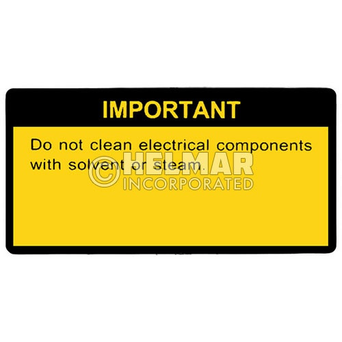 DECAL (OPERATOR ELECTRICAL WAR